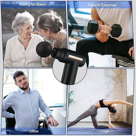 Mini Pistolet de Massage Portable ADVENTOR™– Soulagement Musculaire Profond & Instantané