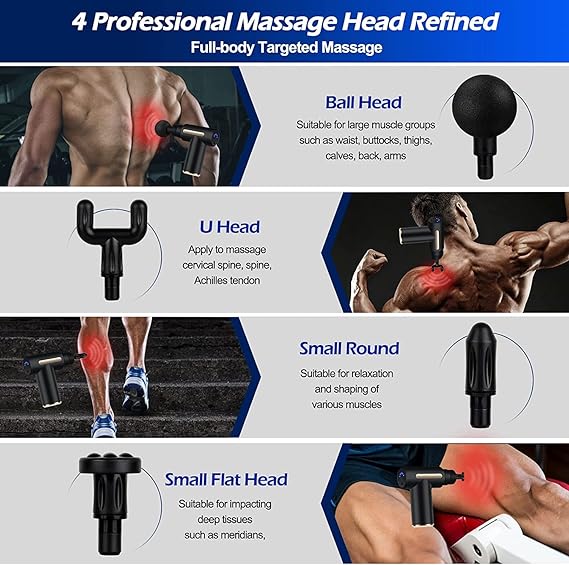Mini Pistolet de Massage Portable ADVENTOR™– Soulagement Musculaire Profond & Instantané