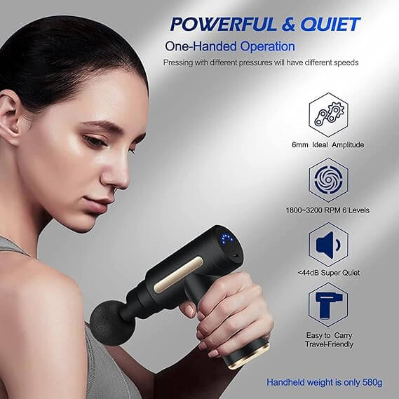 Mini Pistolet de Massage Portable ADVENTOR™– Soulagement Musculaire Profond & Instantané